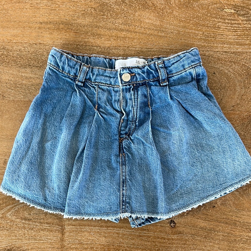 Zara Denim Skort